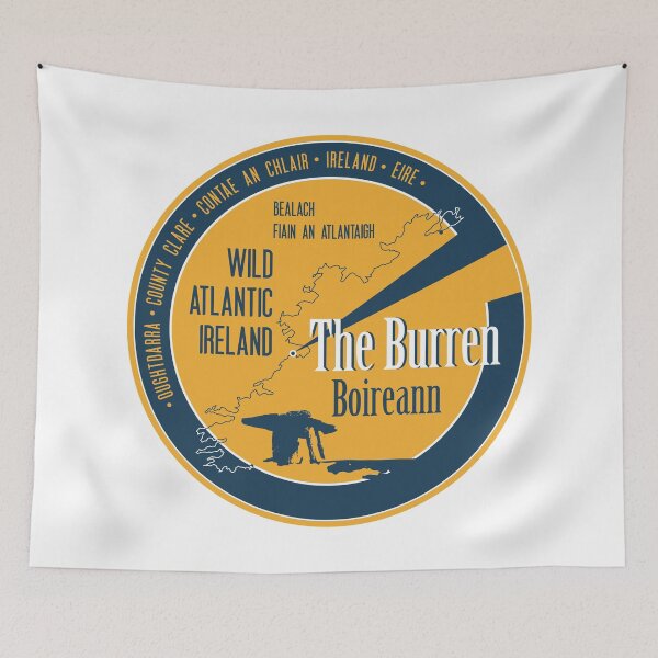 Item preview, The Burren Co Clare Ireland Sticker  designed and sold by ROADTROOPER.