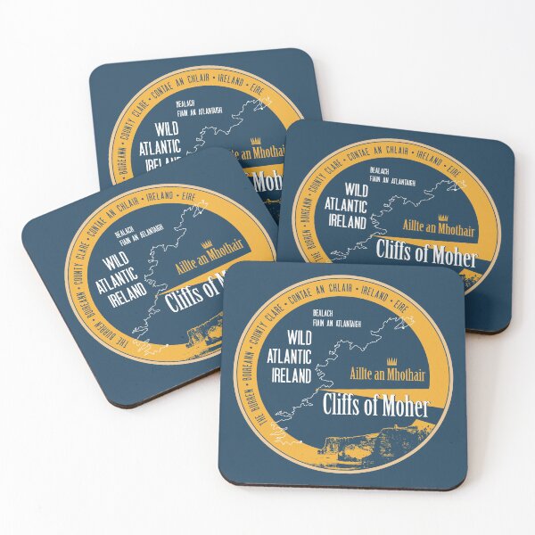 Item preview, Cliffs of Moher Ireland Sticker designed and sold by ROADTROOPER.