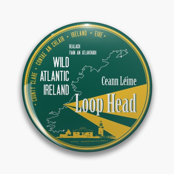 Item preview, Loop Head Ireland County Clare Sticker designed and sold by ROADTROOPER.