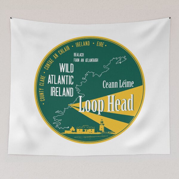 Item preview, Loop Head Ireland County Clare Sticker designed and sold by ROADTROOPER.