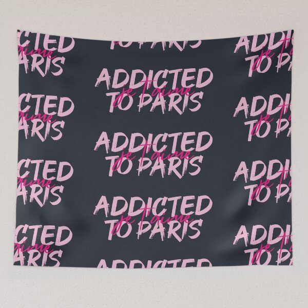 Item preview, Addicted to Paris France - Dark Version | Je t'aime | Paris Addiction designed and sold by Exertion.