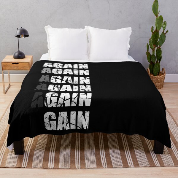 Item preview, Again Again Gain - Motivational Quote design designed and sold by LordAudes.