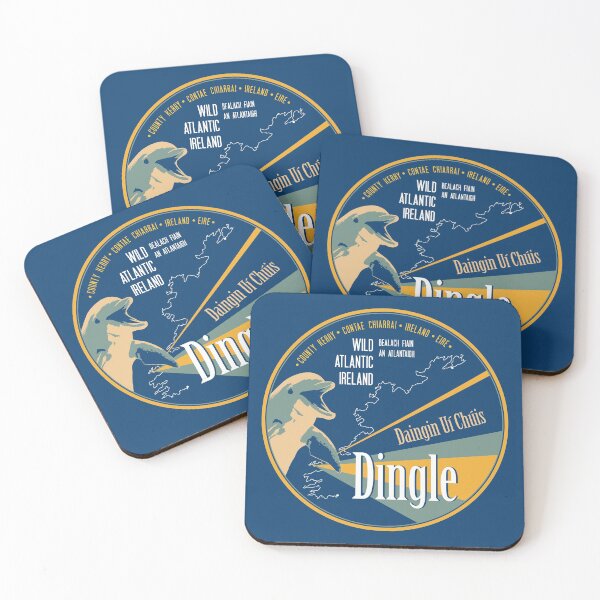 Item preview, Dingle Ireland County Kerry Wild Atlantic Dolphin Sticker designed and sold by ROADTROOPER.