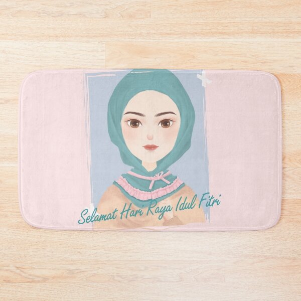 Item preview, Beautiful girl's canvas with turquoise handkerchief covering her hair designed and sold by chicsignzodiac.