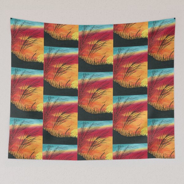 Item preview, Grassy Sunset designed and sold by SimpleVision4U.