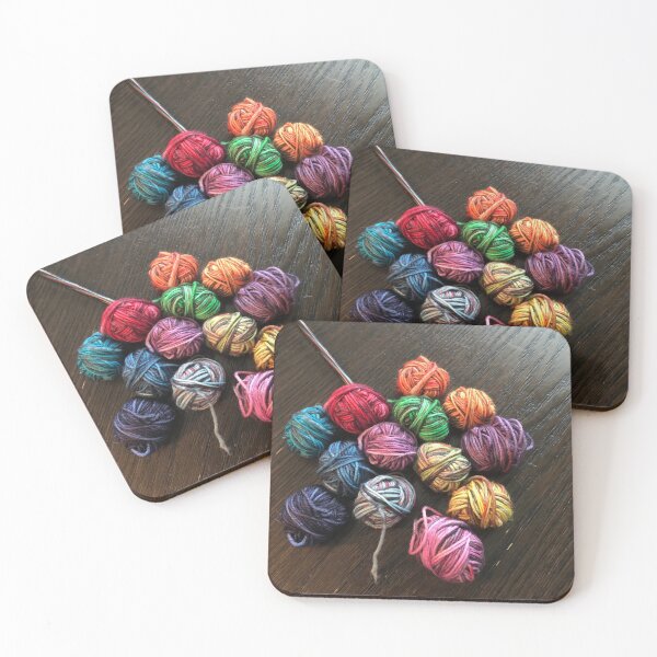 Item preview, Leftover Rainbow Yarn Balls designed and sold by Rebel Purl.
