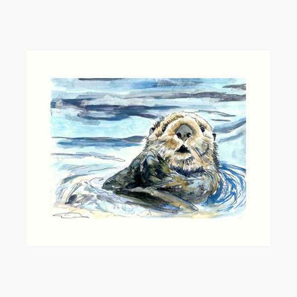 Item preview, Otter  designed and sold by SarahMogliazzi.