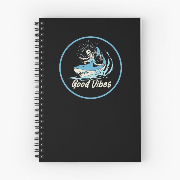 Item preview, Good Vibes Shark Surfer designed and sold by CaptainWoodys.
