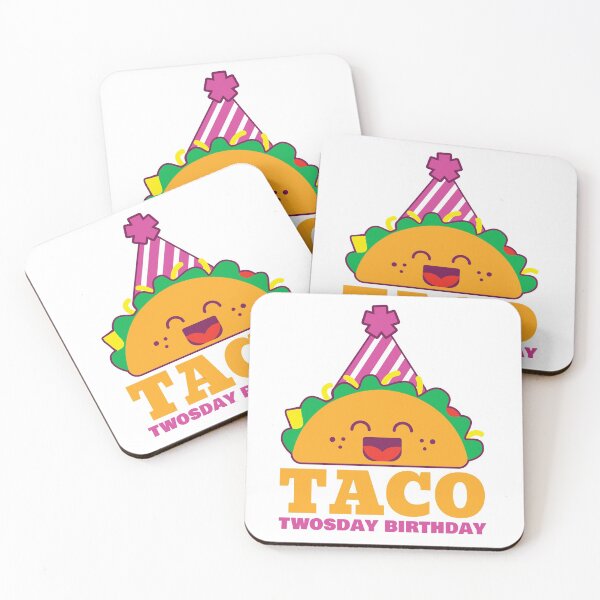 Item preview, Taco twosday birthday pink girl  designed and sold by Mylittleprints.