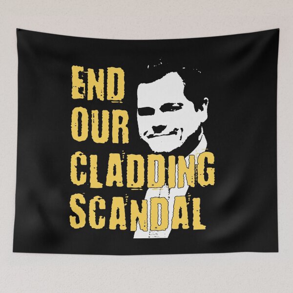 Item preview, End Our Cladding Scandal - Shame On Robert Jenrick Betrayal designed and sold by MakersKeystone.