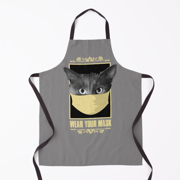 Item preview, Cat wearing a mask designed and sold by LareTash.