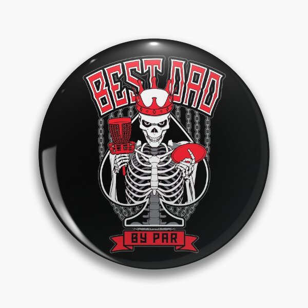 Item preview, Best Dad By Par Disc Golf Ace Of Spades Gothic Skull King designed and sold by GrandeDuc.