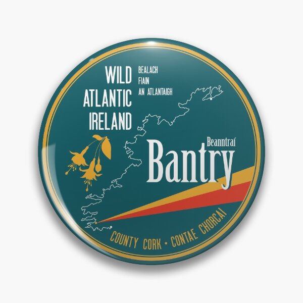 Item preview,  Bantry Ireland County Cork Wild Atlantic Sticker designed and sold by ROADTROOPER.