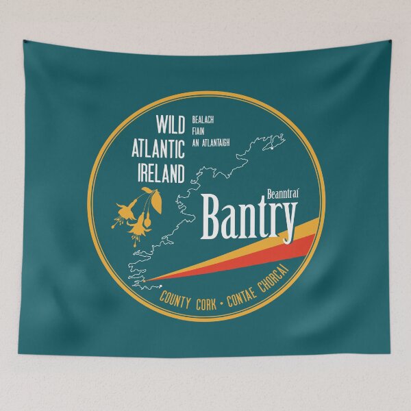 Item preview,  Bantry Ireland County Cork Wild Atlantic Sticker designed and sold by ROADTROOPER.