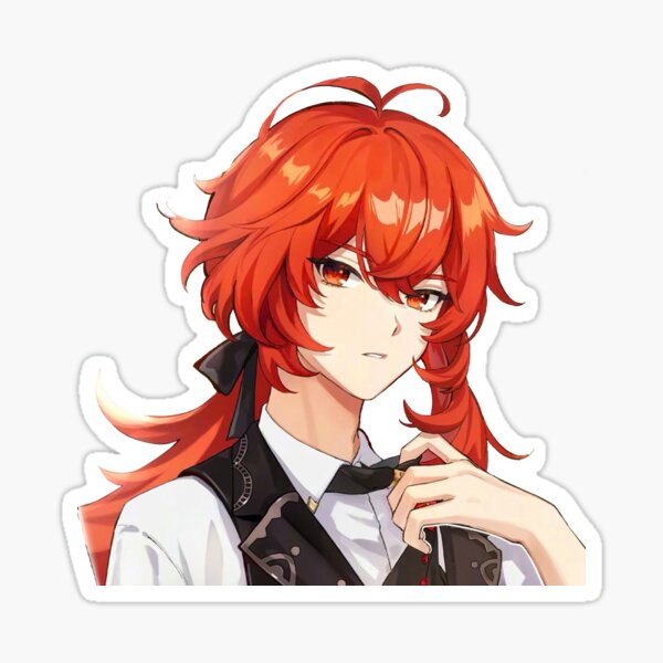 Diluc - Genshin Impact Sticker
