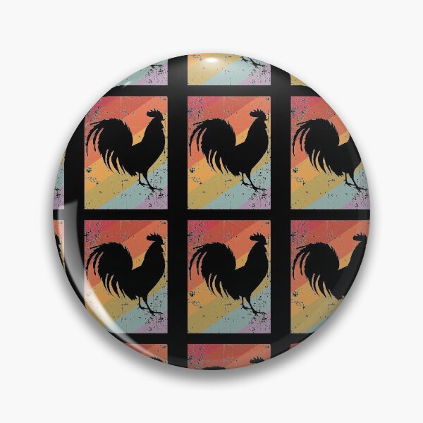 Item preview, Cock Gallo Gallero Rainbow Vintage designed and sold by Rustic Valley Studio.