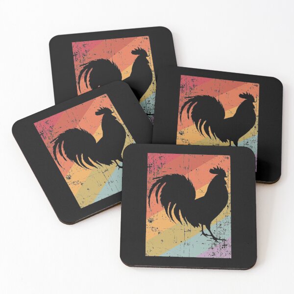 Item preview, Cock Gallo Gallero Rainbow Vintage designed and sold by Rustic Valley Studio.