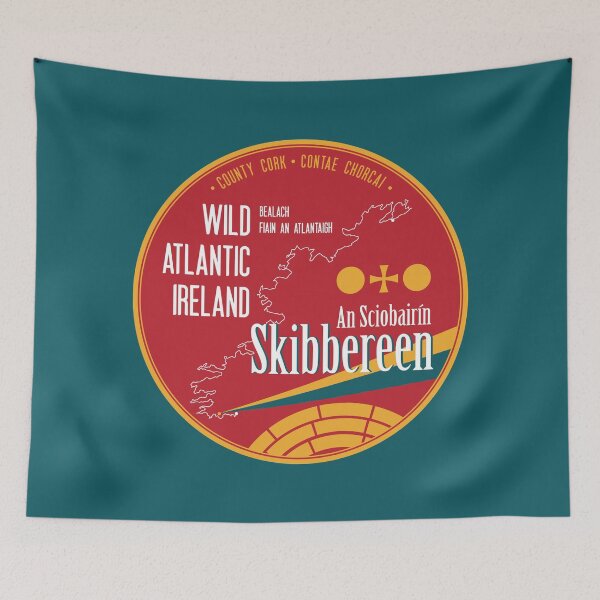 Item preview,  Skibbereen Ireland County Cork Wild Atlantic Sticker designed and sold by ROADTROOPER.