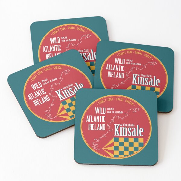Item preview, Kinsale Ireland County Cork Wild Atlantic Sticker 4 designed and sold by ROADTROOPER.