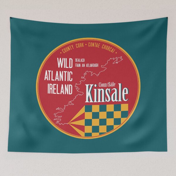 Item preview, Kinsale Ireland County Cork Wild Atlantic Sticker 4 designed and sold by ROADTROOPER.