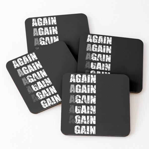 Item preview, Again Again Gain -  Motivational Quote design designed and sold by LordAudes.