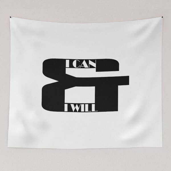 Item preview, I Can & I Will T-Shirt, Motivation Quotes T-Shirt, designed and sold by OAPod.