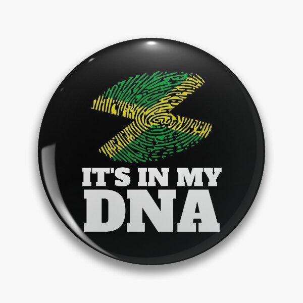 Item preview, It's in My DNA Jamaican Fingerprint designed and sold by RastaColors.