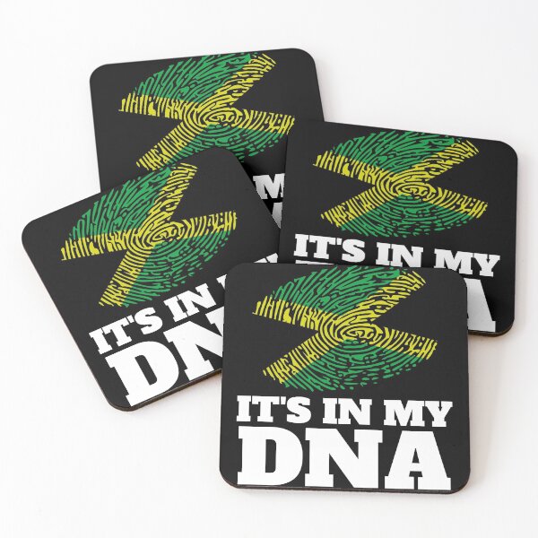 Item preview, It's in My DNA Jamaican Fingerprint designed and sold by RastaColors.