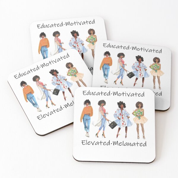 Item preview, Educated Motivated Black Queen Melanin African American designed and sold by ThomasJDingus.