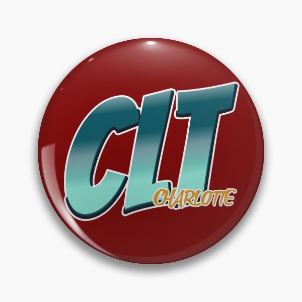 Item preview, CLT, Charlotte, IATA airport code.  designed and sold by MultistorieDog.