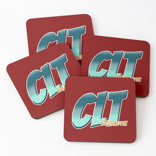 Item preview, CLT, Charlotte, IATA airport code.  designed and sold by MultistorieDog.