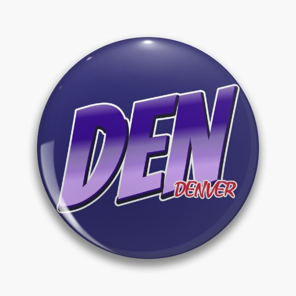 Item preview, DEN, Denver, IATA airport code.  designed and sold by MultistorieDog.