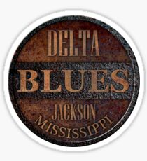 Pegatina Rusty delta blues