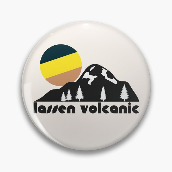 Item preview, Retro Lassen Volcanic ))(( Tourist Souvenir National Park Design designed and sold by acquiesce13.