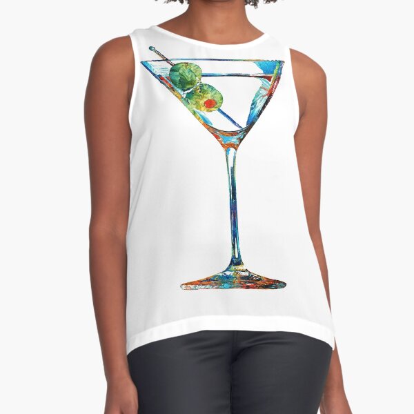 Colorful Martini Glass Art - Cheers - Sharon Cummings Painting by Sharon  Cummings - Pixels Merch