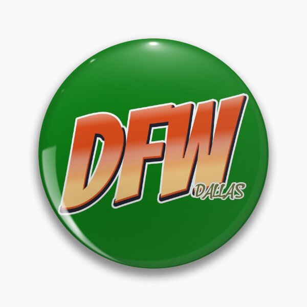 Item preview, DFW, Dallas, IATA airport code.  designed and sold by MultistorieDog.