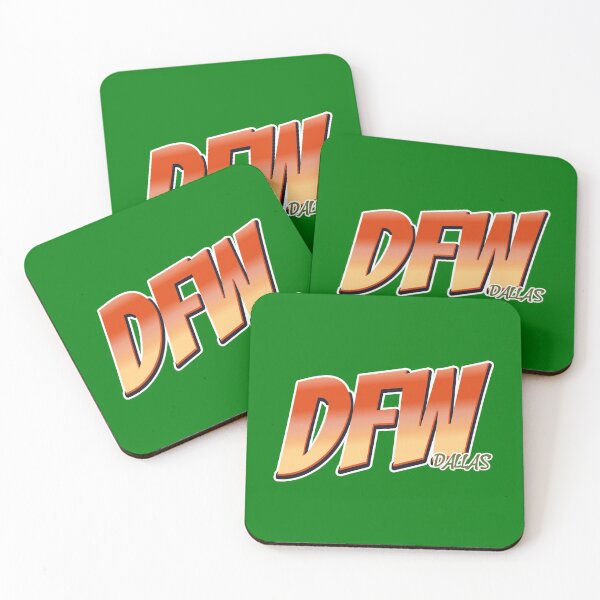 Item preview, DFW, Dallas, IATA airport code.  designed and sold by MultistorieDog.