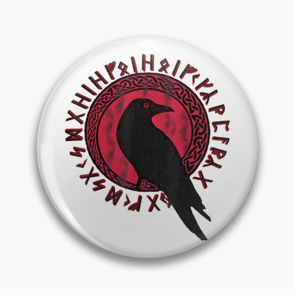 Item preview, Odin Ravens Huginn Muninn VEGVISIR Vikings Myth designed and sold by ThomasJDingus.