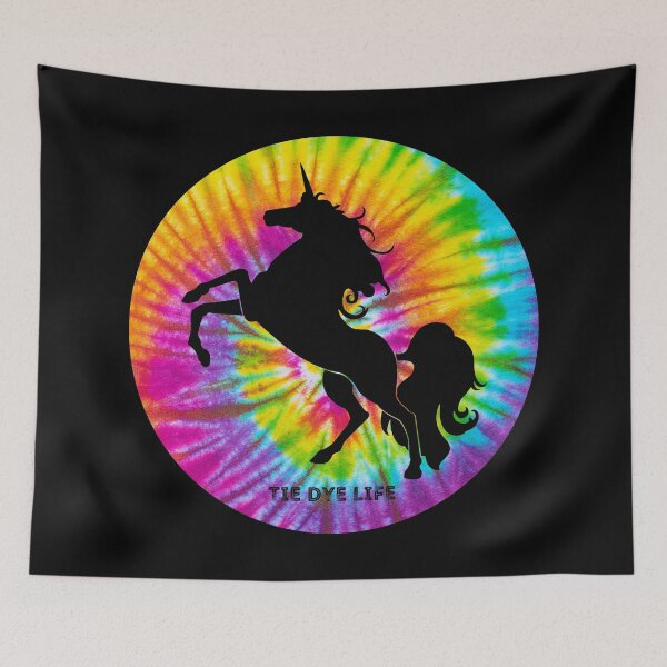 Item preview, Unicorn Tie Dye Life designed and sold by Nathalie Aynié.