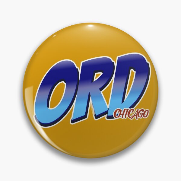 Item preview, ORD, Chicago, IATA airport code.  designed and sold by MultistorieDog.