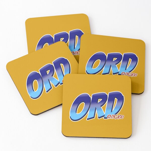 Item preview, ORD, Chicago, IATA airport code.  designed and sold by MultistorieDog.