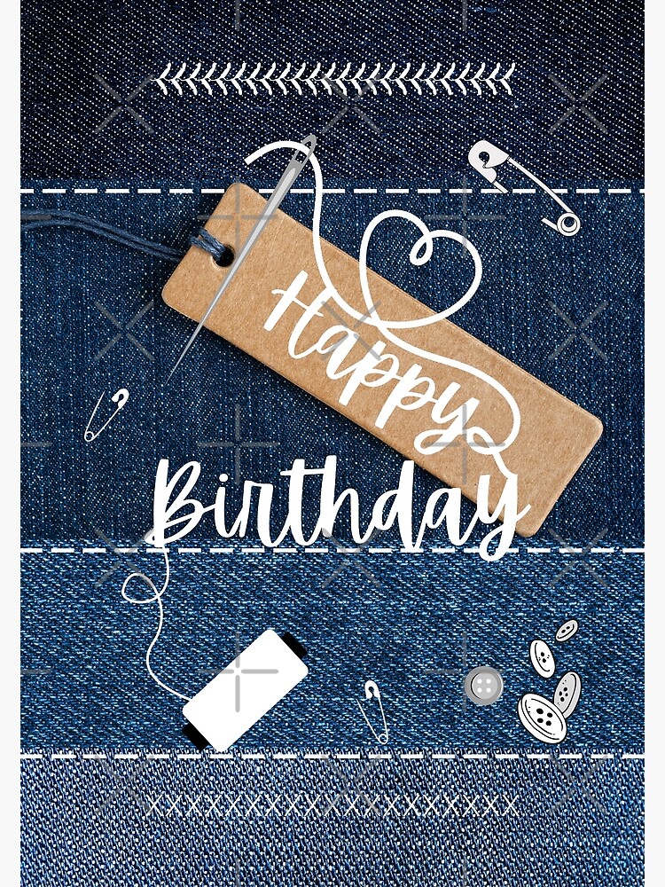 Happy Birthday - Love To Sew | Greeting Card