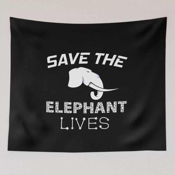 Item preview, Save the elephant lives designed and sold by hicham4you.