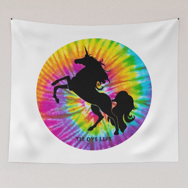 Item preview, Unicorn Tie Dye Life designed and sold by Nathalie Aynié.