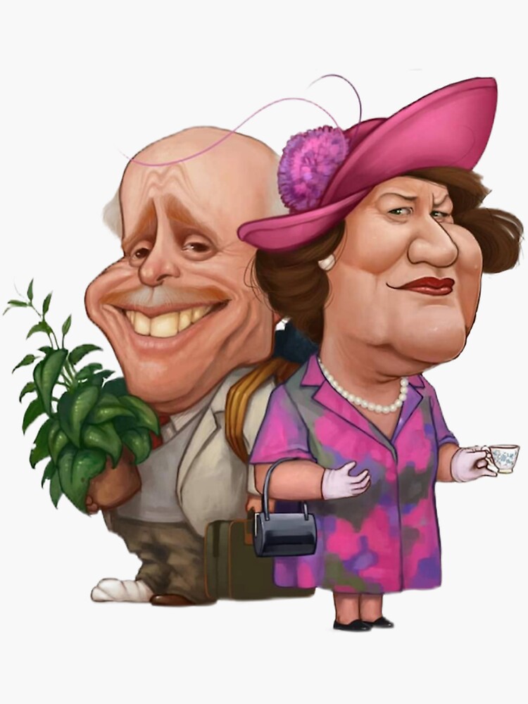 "hyacinth bucket husband" Sticker for Sale by Zikusha Redbubble