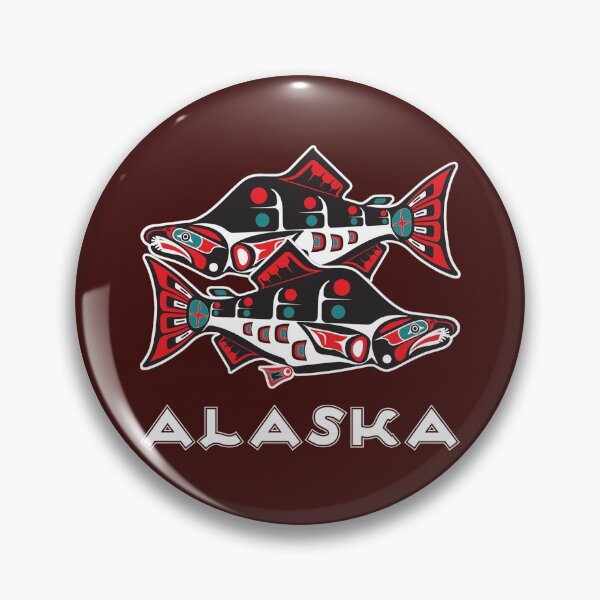 Item preview, Alaska Salmon Fishing Native American Tlingit Art  LSWT designed and sold by TawanPK.