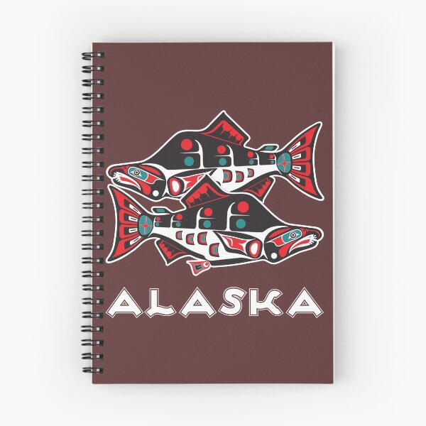 Item preview, Alaska Salmon Fishing Native American Tlingit Art  LSWT designed and sold by TawanPK.