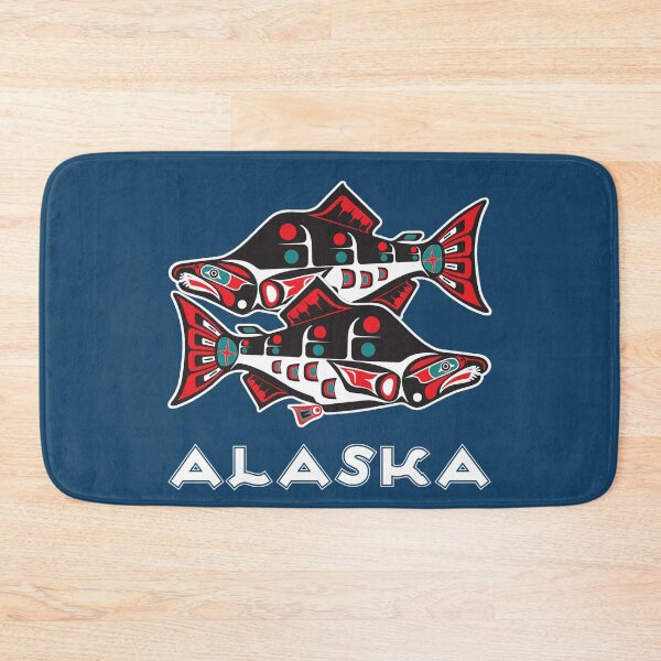 Item preview, Alaska Salmon Fishing Native American Tlingit Art  LSWT designed and sold by TawanPK.
