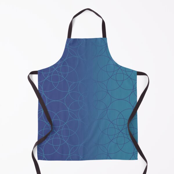Item preview, repeating geometry with blue background designed and sold by ThomasLipkoArt.