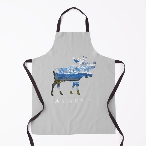 Item preview, Alaskan Moose with Lake & Mountain - Souvenir designed and sold by TawanPK.